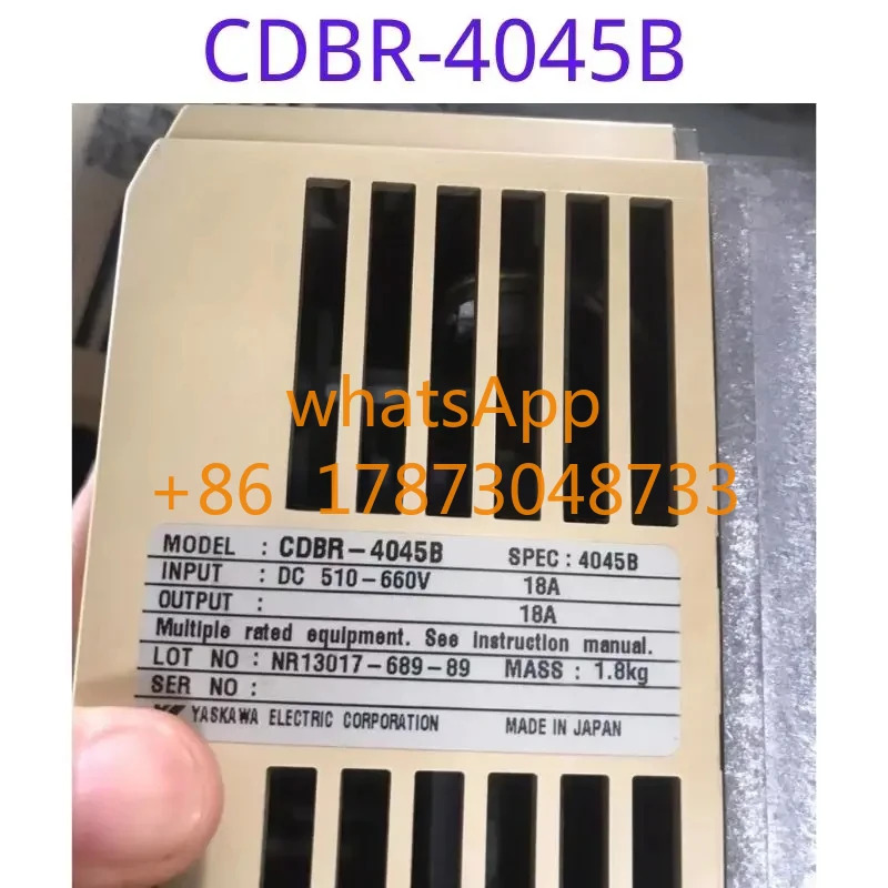 리퍼 브레이크 유닛 CDBR-4045B 45KW 기능 리퍼가 그대로 유지