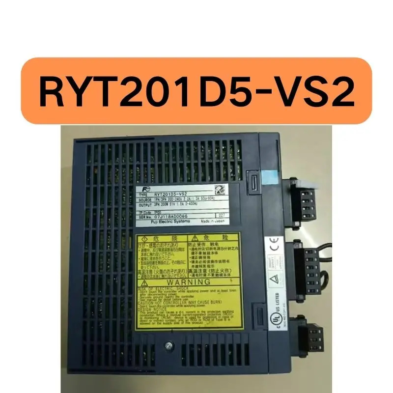 리퍼 200W 서보 드라이버 RYT201D5-VS2 완료 기능이 손상
