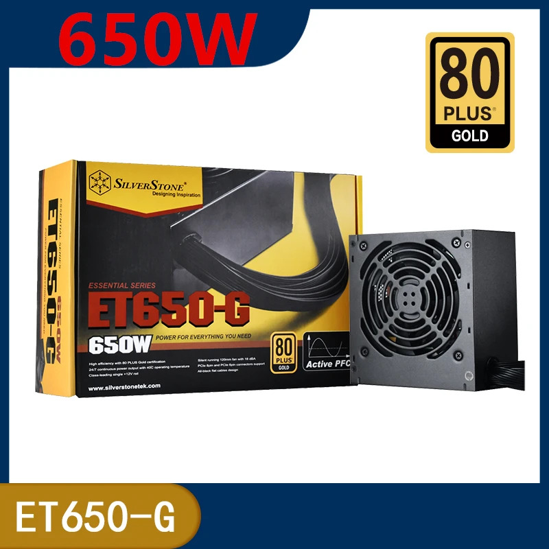 SILVERSTONE ET750-G ET650-G ET550-G 오리지널 PSU 750W 전원공급장치 SST-ET750-G SST-ET650-G SST-ET550-G 신