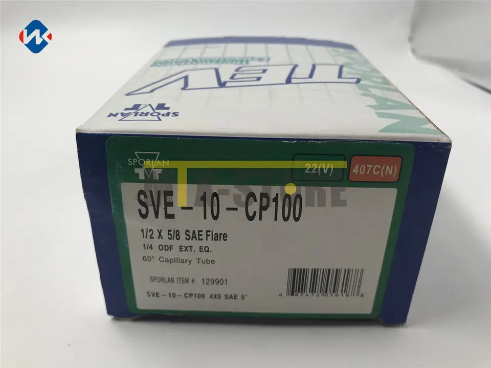 Sporlan 밸브 SVE-10-CP100 SVE10CP100 신