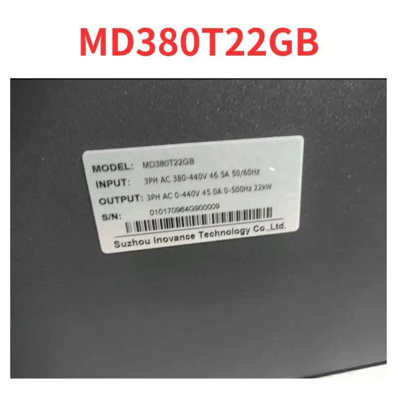 리퍼 완료 주파수 변환기 MD380T22GB 신
