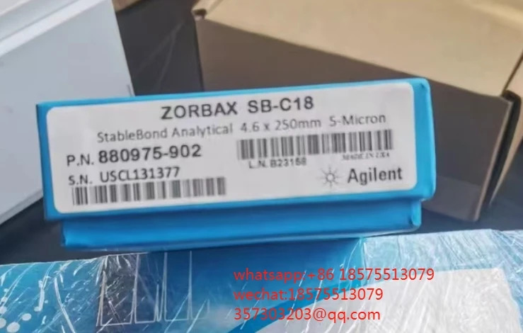 ZORBAX SB-C18 Rx-C8 880975-902 880967-901 80 4.6x250mm 5 m 400 bar 압력 제