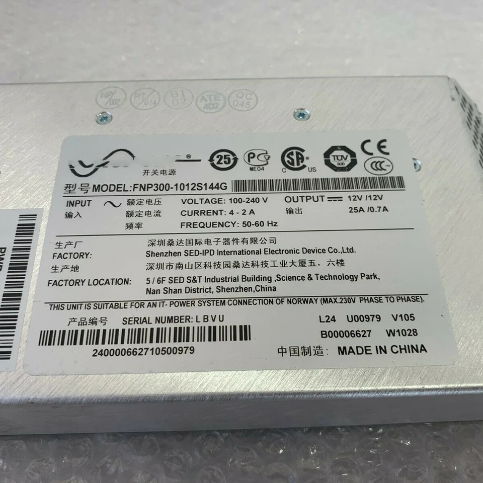 F5 FNP300 1600 3600 3900 PWR-0130-05 FNP300-1012S144G 전원공급장치 작업