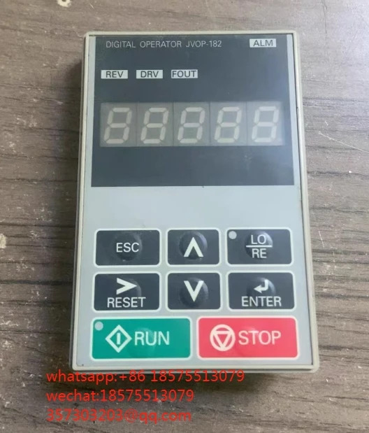 Yaskawa JV0P-182 디지털 오퍼레이터 인버터 패널 A1000 또는 H1000 시리즈