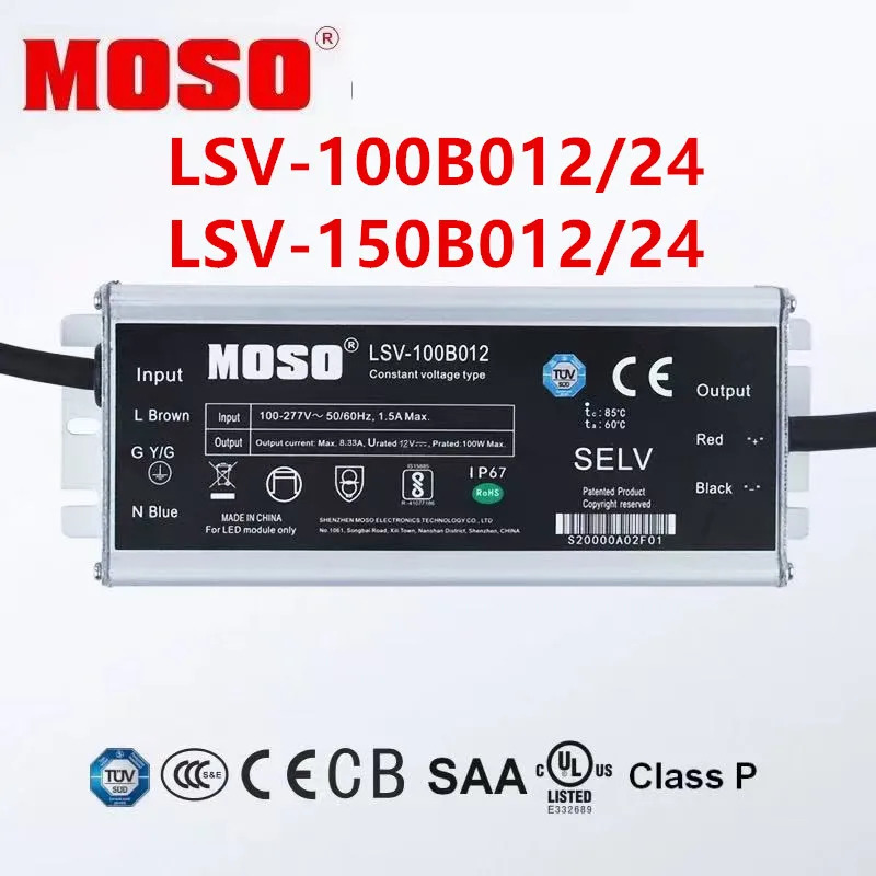 MOSO 12V8.33A 100W LSV-100B012 24V4.17A LSV-100B024 12V12.5A 150W LSV-150B012 24V6.5A LSV-150B024 새