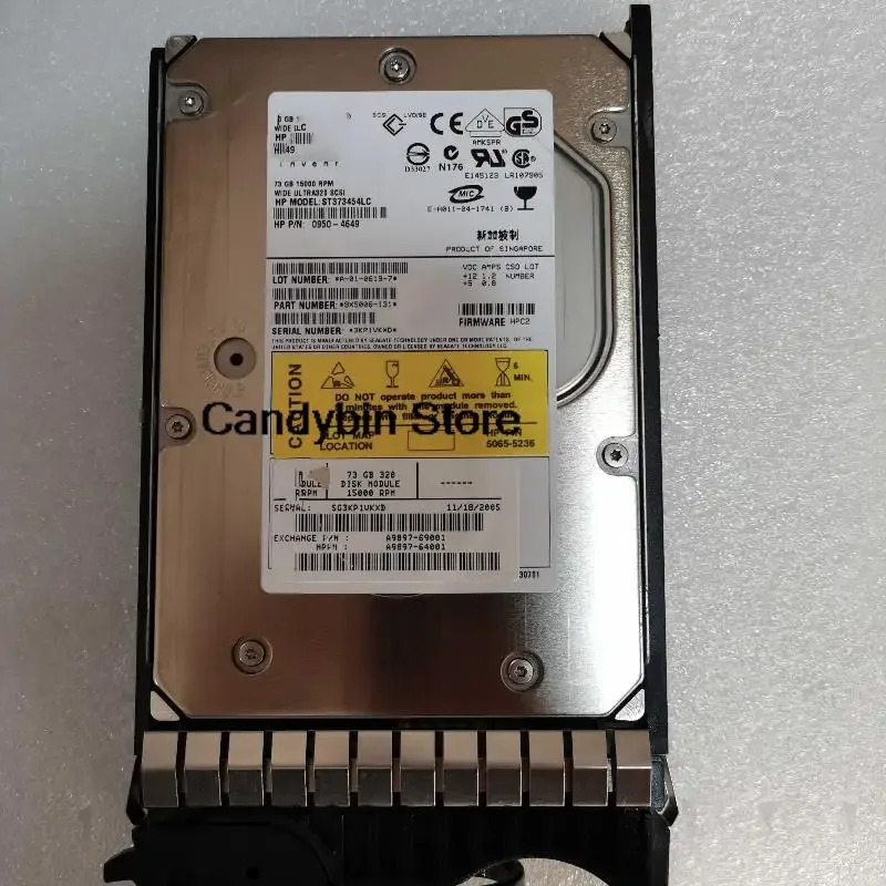 hp호환 미니 드라이브 A9897A 73G 15K SCSI A9897-69001 A9897-64001