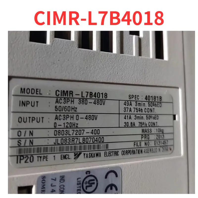 CIMR-L7B4018 주파수 변환기 리퍼 완료 신