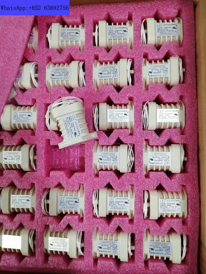 고전압 DC 접촉기 접점 750VDC50A 코일 24V JCQ50C24DA 릴레이