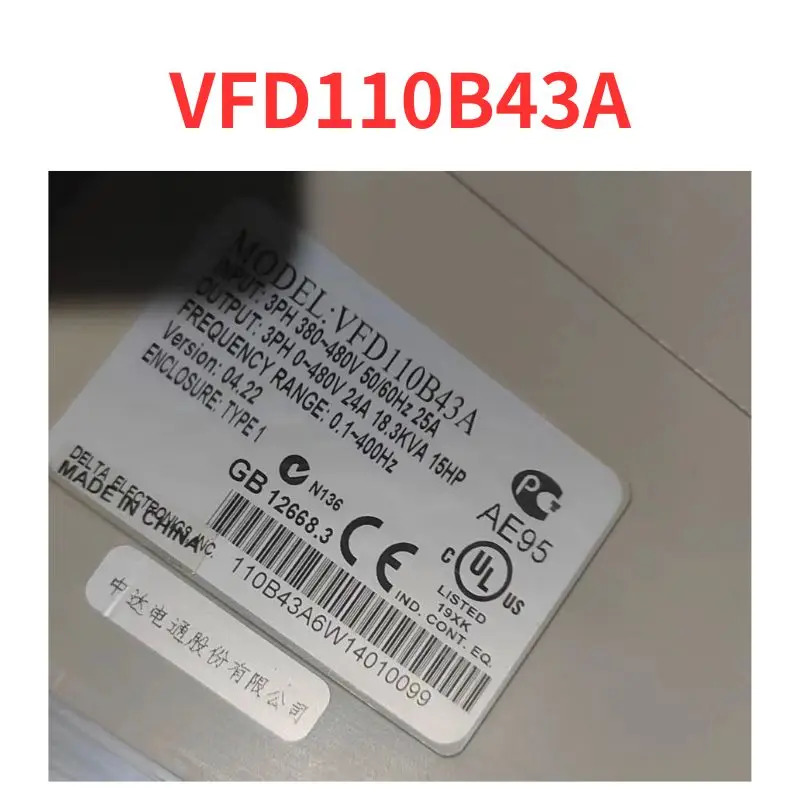 리퍼 완료 주파수 변환기 신 VFD110B43A