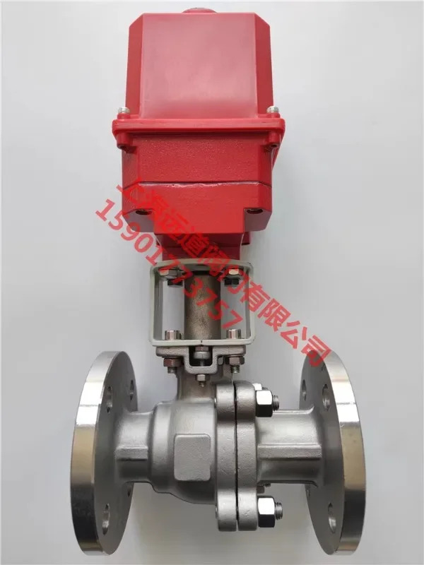 R-5-32F 전기 볼 밸브 대만 Dingji 오리지널 R-5-40F 스테인레스 스틸 304 플랜지