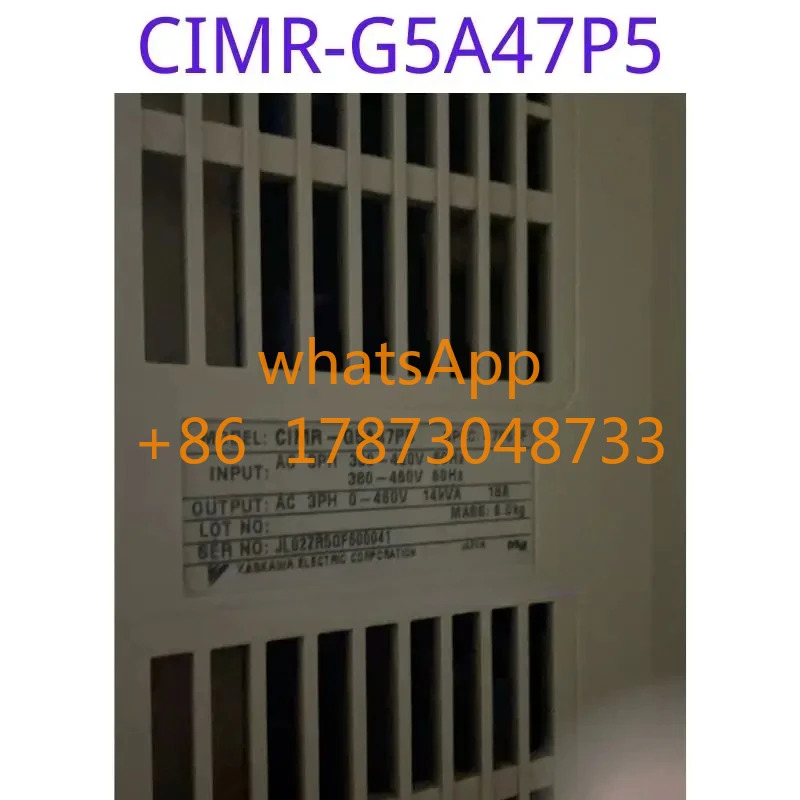 리퍼된 주파수 변환기 CIMR-G5A47P5 7.5KW 기능 리퍼가 그대로 유지