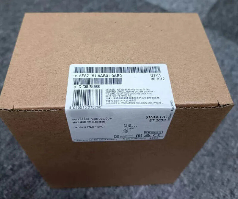 PLC 모듈 6ES7151-8AB01-0AB0완전히 리퍼