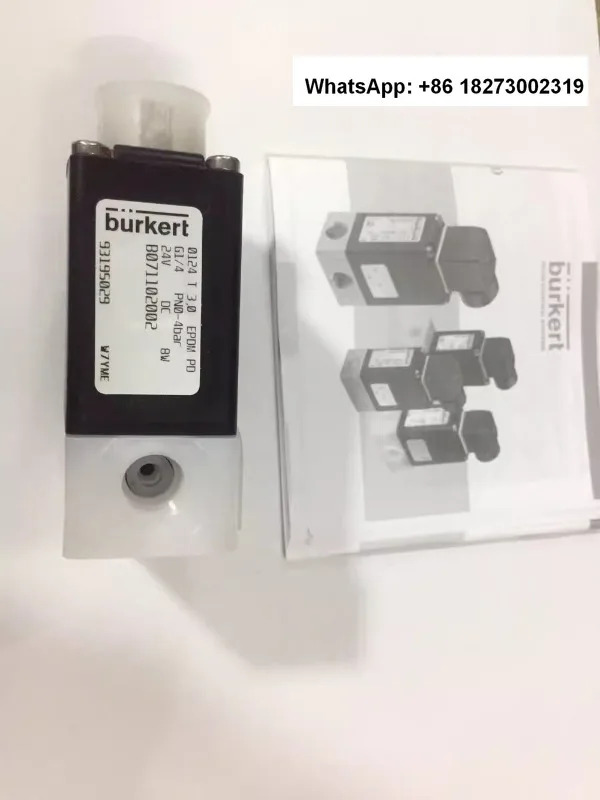 Burker0124 솔레노이드 밸브 0124T 3.0 PD G1/4 24DC 93195029