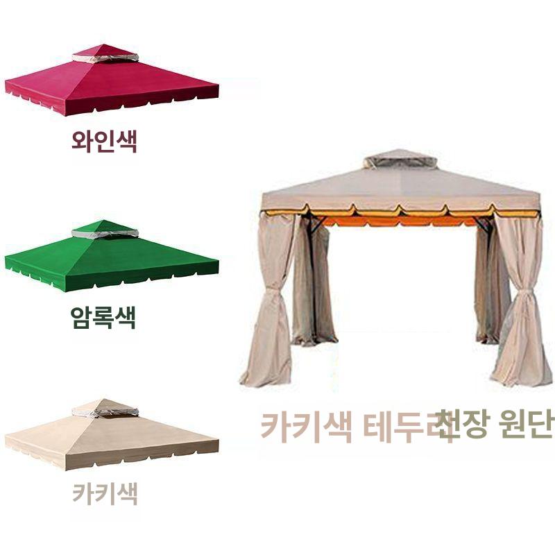 그늘막 주차천막 행사용 자바라 차광막 야외천막 차양막 가제보 축제 캐노피천막 - 상세 이미지 2