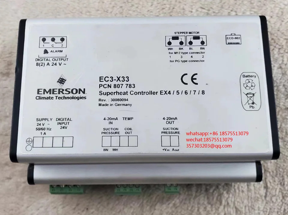 에머슨 EC3-X33 과열 컨트롤러 PCN 807 783