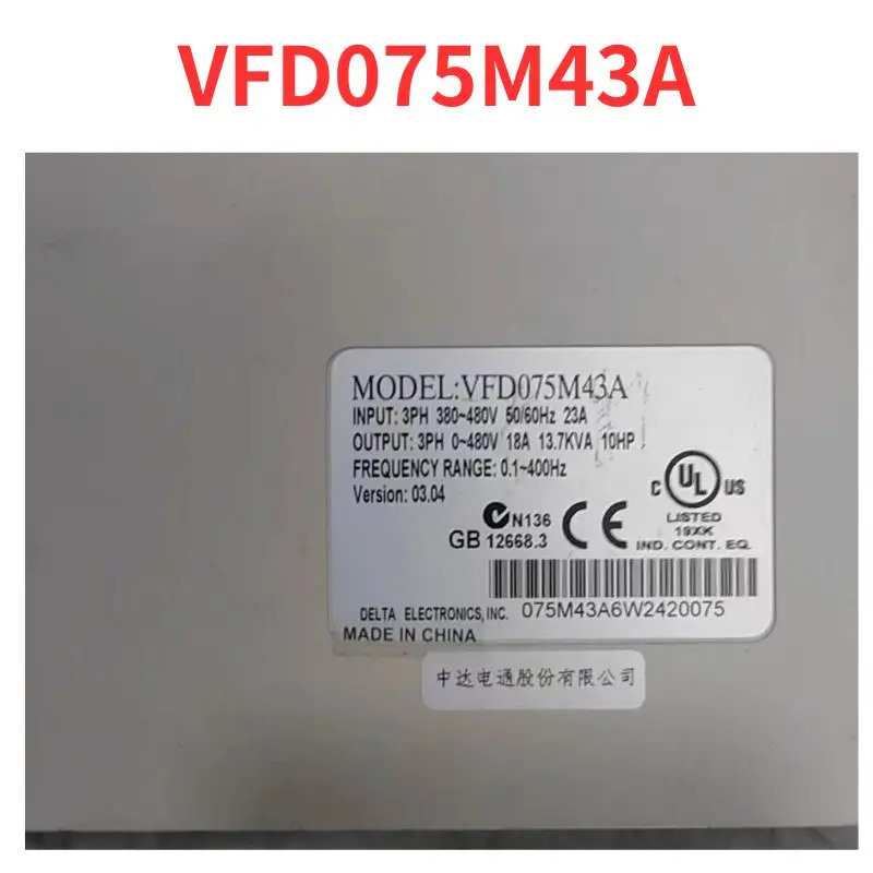 VFD075M43A 주파수 변환기 리퍼 완료