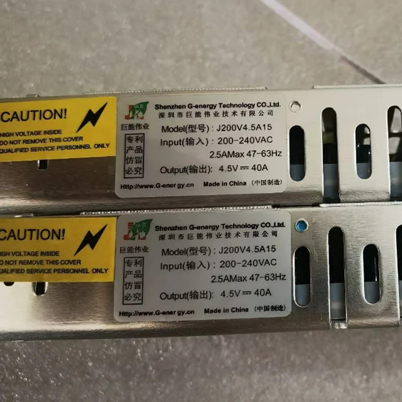 G-ENERGY 오리지널 전원공급장치 거JPS250PV4.5A8A-EC 작동 4.5 V40A 200W J200V4.5A15 V50A 250W