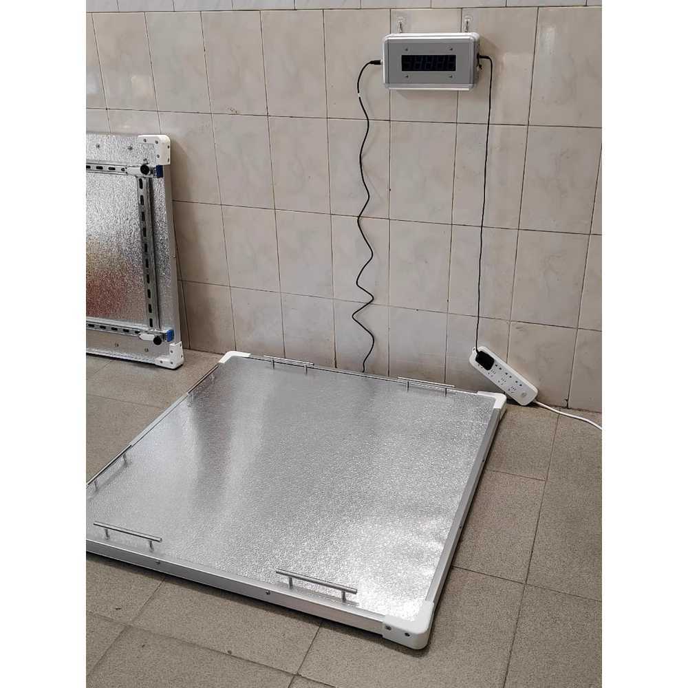 휠체어 체중계 저울 병원 요양원 노인 무게 측정 기계 60x70 - 상세 이미지 3