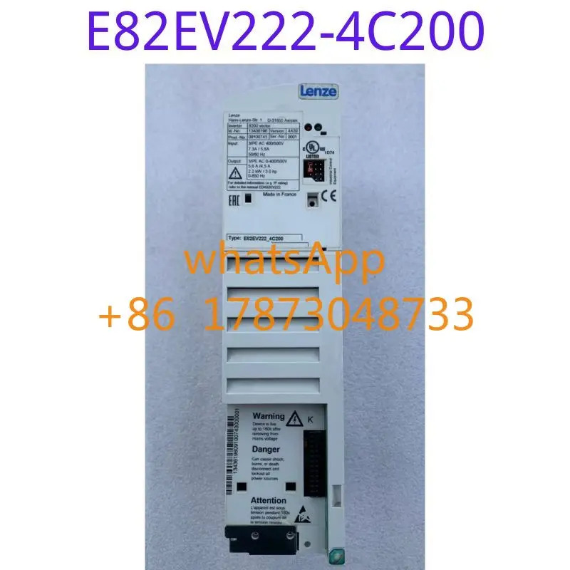 8200 시리즈 리퍼 주파수 변환기 E82EV222-4C200 380V 2.2KW 기능 그대로