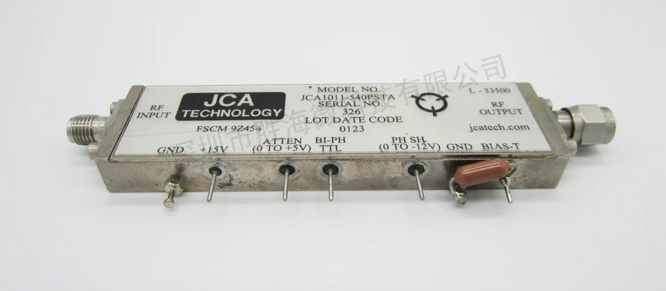 미국 JCA SMA 마이크로파 광대역 VGC 증폭기 6-11GHz 40dB 23dBm