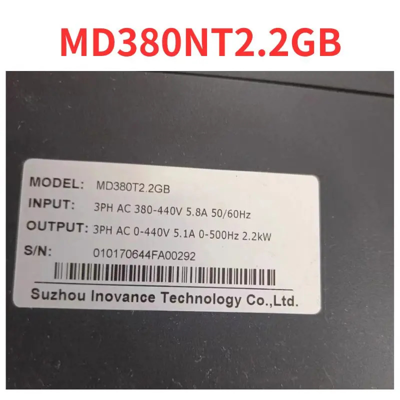 리퍼 완료 주파수 변환기 MD380NT2.2GB 신
