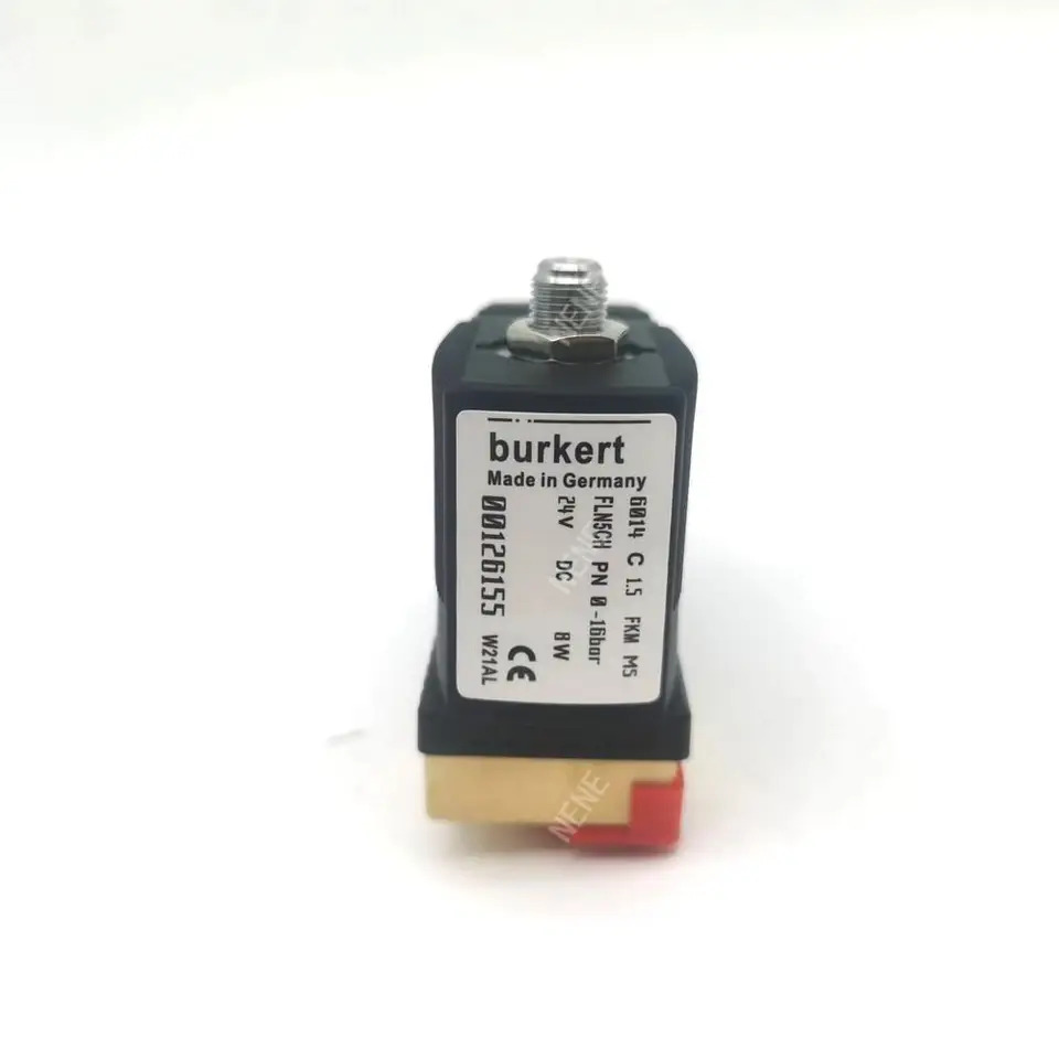 Burkert 00126216 00126217 00126219 솔레노이드 밸브 6014C 정상 G1/8 1.5 플로우 홀 8W 스테인레스 스틸