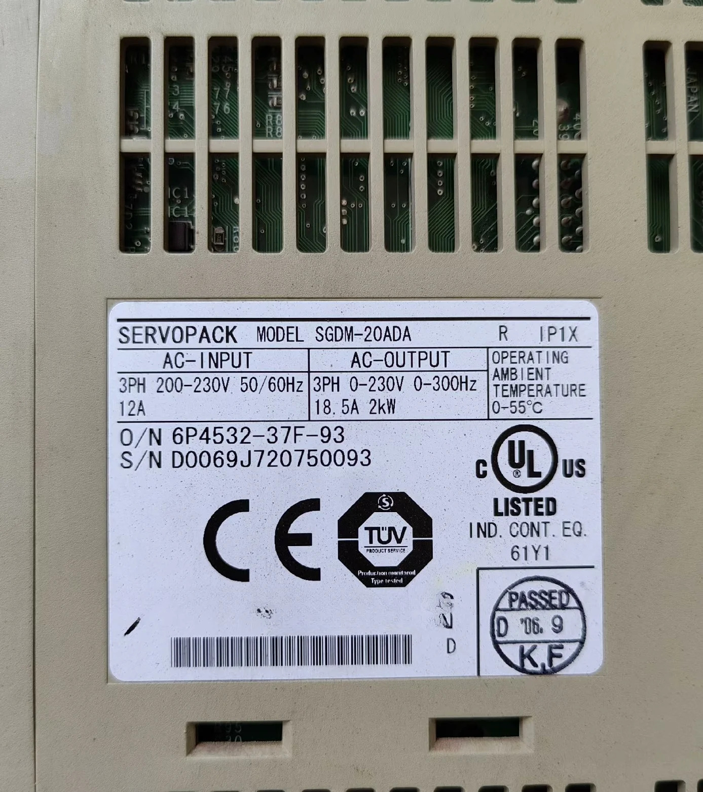 SGDM-20ADA 3개월 으로 잘 작동