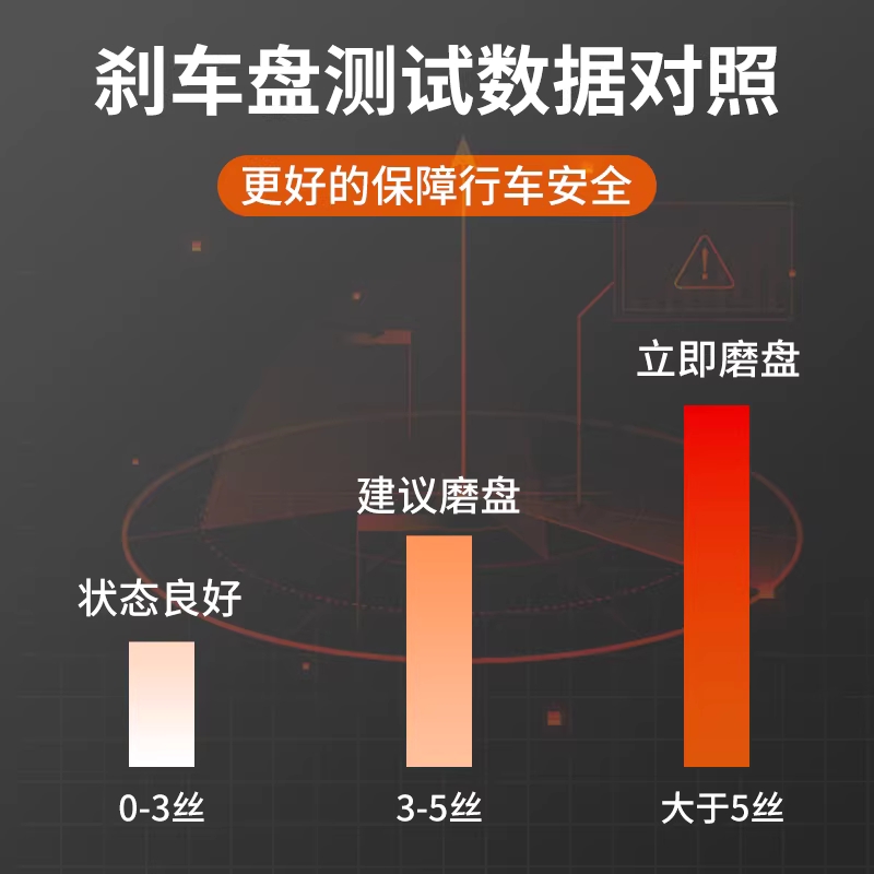 브레이크 디스크 측정도구 자동차 버니어 암 캘리퍼 0-10mm - 상세 이미지 4