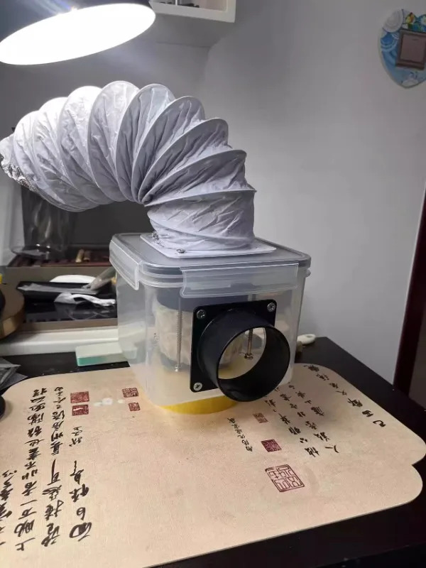 탁상 진공 기 금속 연마 초 흡입 먼지 수집 상자
