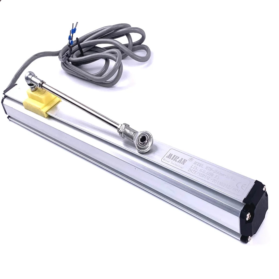 MIRAN 자기변형 가이드 슬라이딩 타입 변위센서 변환기 4-20mA 출력 MTM2 80mm-5000mm 고정밀