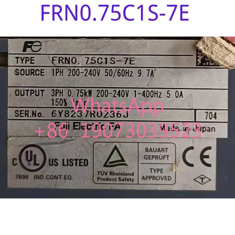 주파수 변환기 FRN0.75C1S-7E 0.75KW 220V 기능 리퍼가 그대로 유지