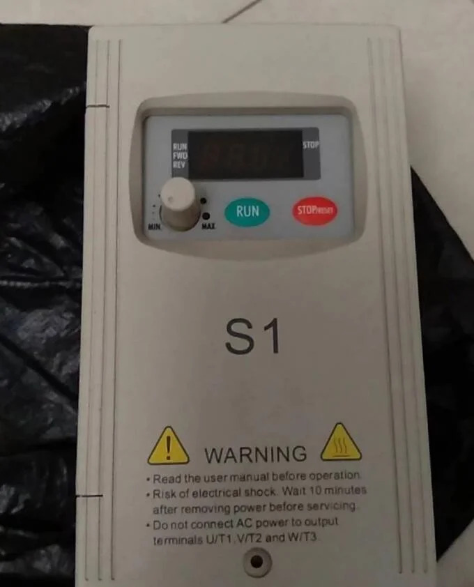 VFD002S21A 3개월 으로 잘 작동함