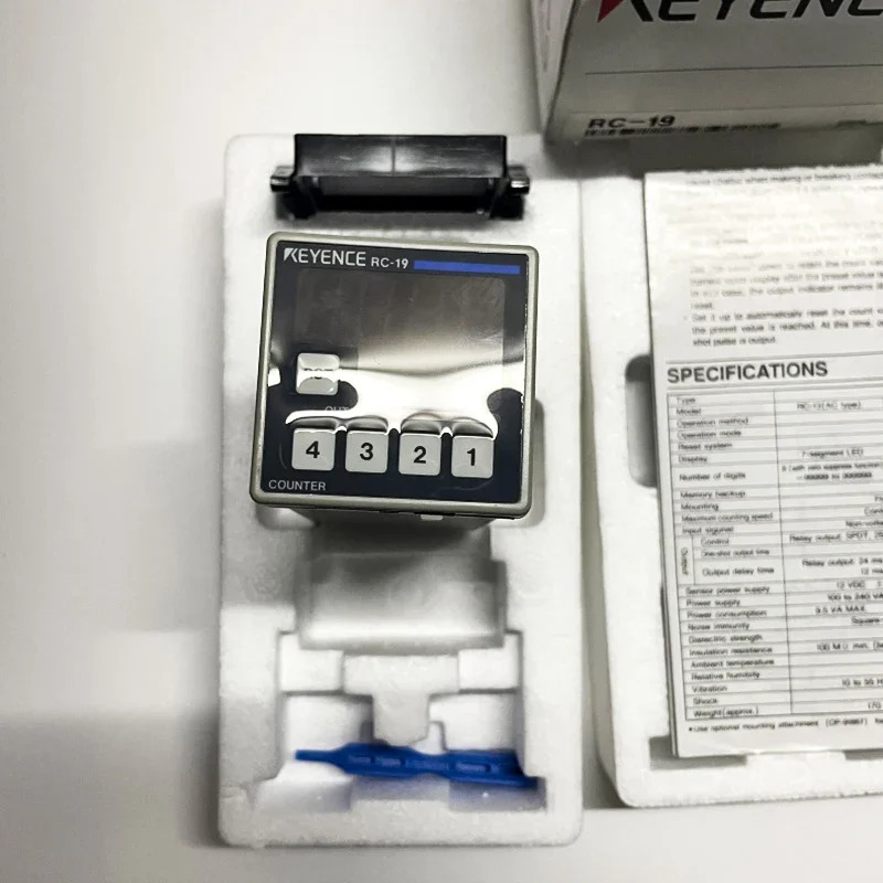 KEYENCE 오리지널 RC-19 11 LCD 디스플레이 10개의하나거짓 페널티가 전사전 설계된 디지털 장치
