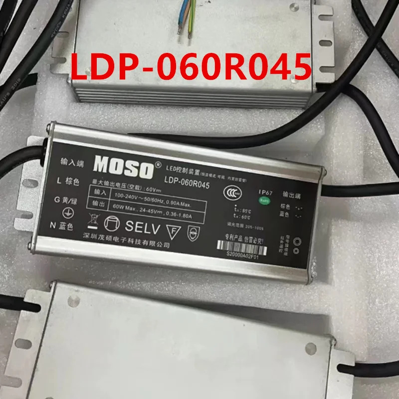 리퍼 오리지널 전원공급장치 MOSO 24-45V 60W LDP-060R045 새 것처럼 작동
