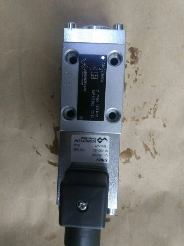 오리지널 Wandfluh 유압 솔레노이드 밸브 AS22061a-G24 AS22061a-R230
