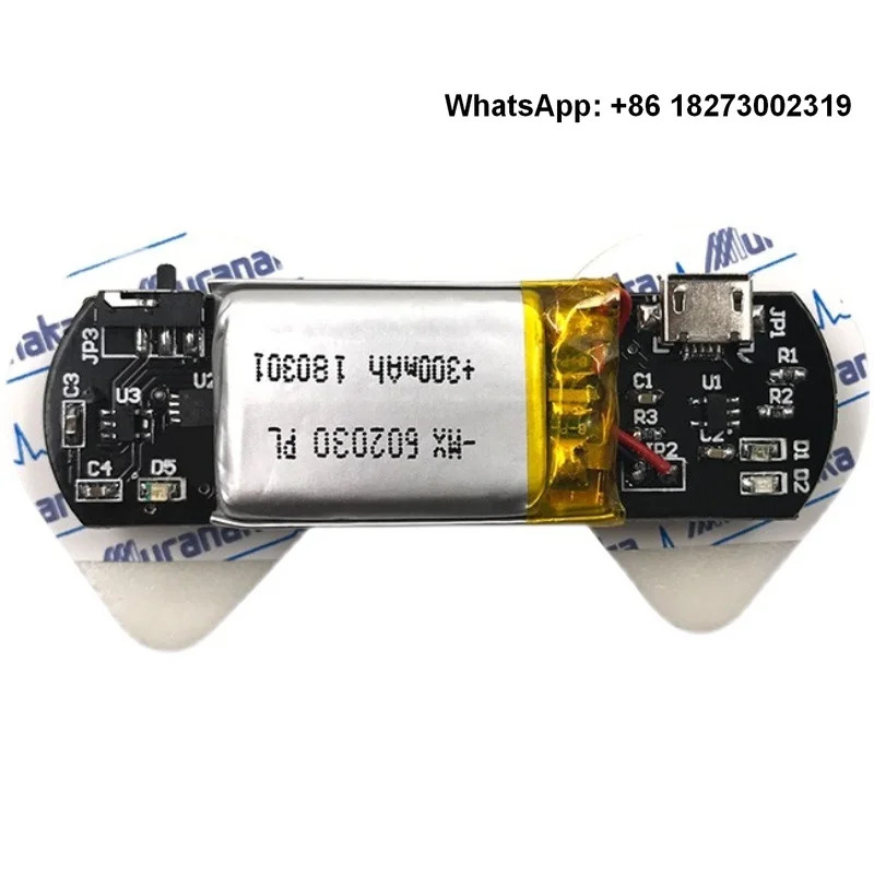 BMD101 ECG 센서 모듈 가슴 패치 키트 심박수 HRV 웨어러블 장치