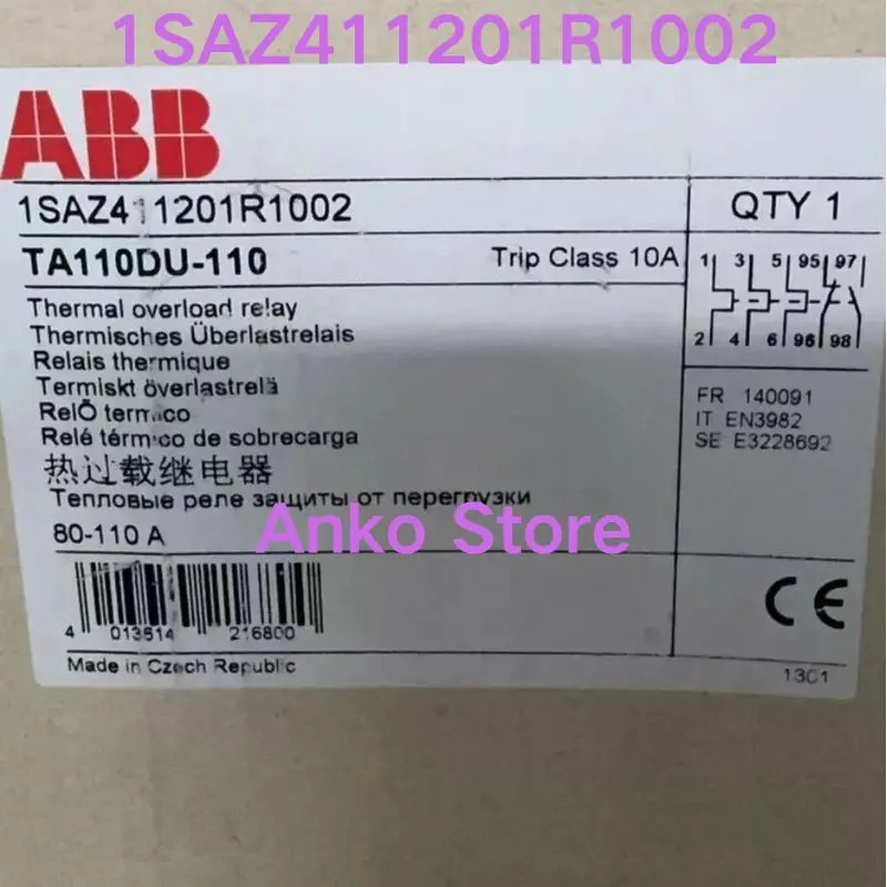 ABB 열 릴레이 TA110DU-110 1SAZ411201R1002 신