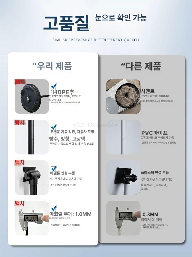 매장용 포스터스탠드 광고판 입간판 메뉴 양면삽입식 아크릴 안내 디스플레이 - 상세 이미지 3