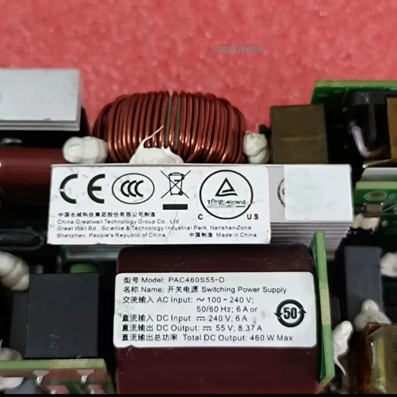 Huawei호환/GREAT WALL 55V8.37A 460W 전원공급장치 PAC460S55-D 새 원본