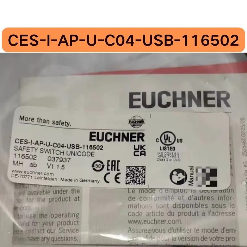 신형 안전 센서 CES-I-AP-U-C04-USB-116502