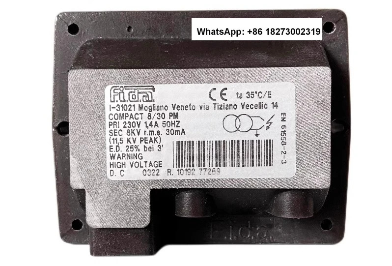 Fida 점화 변압기 연소 엔진 액세서리 고전압 패키지 8/30pm8KV2 x 5KV