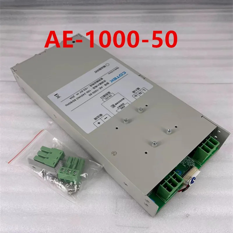 COTEK 53.5V20A 1000W AE-1000-50새 원본 전원공급장치