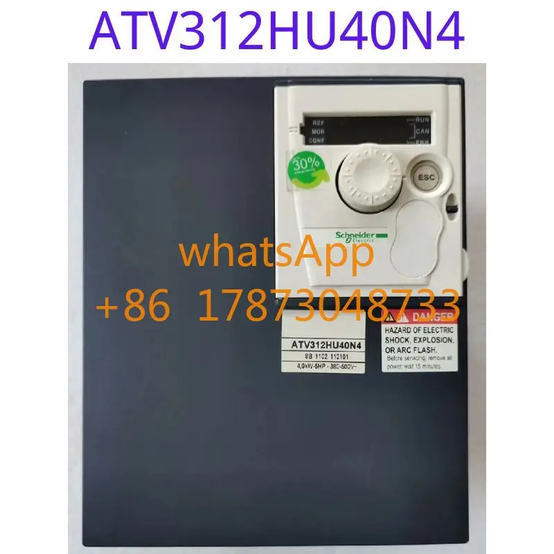 리퍼 주파수 변환기 ATV312HU40N4 4KW 3상 380V 기능이 리퍼되었으며 손상되지 않았습니다.
