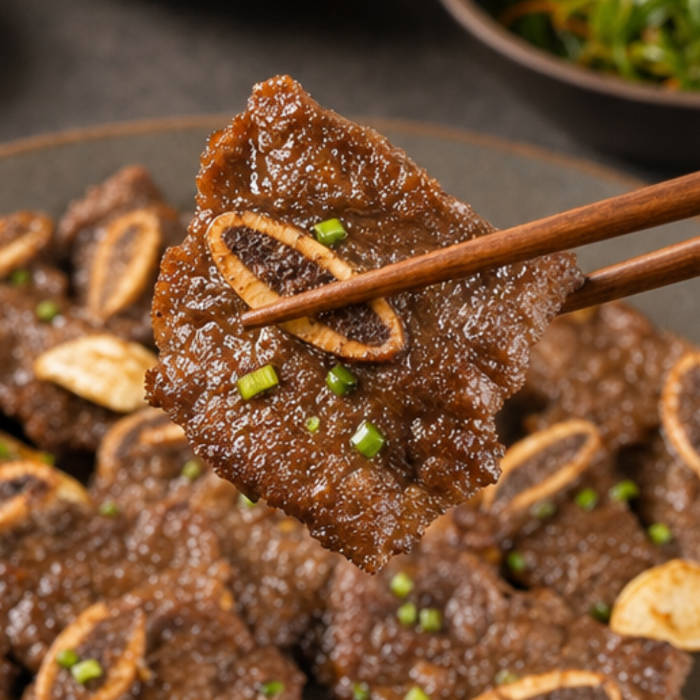 유비푸드 매운 양념 LA 돼지갈비 1kg - 상품 이미지