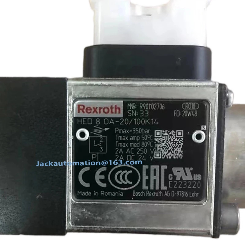 REXROTH HED 8 OA-2X/100K14 OA-20/100K14 R901102706 압력 스위치