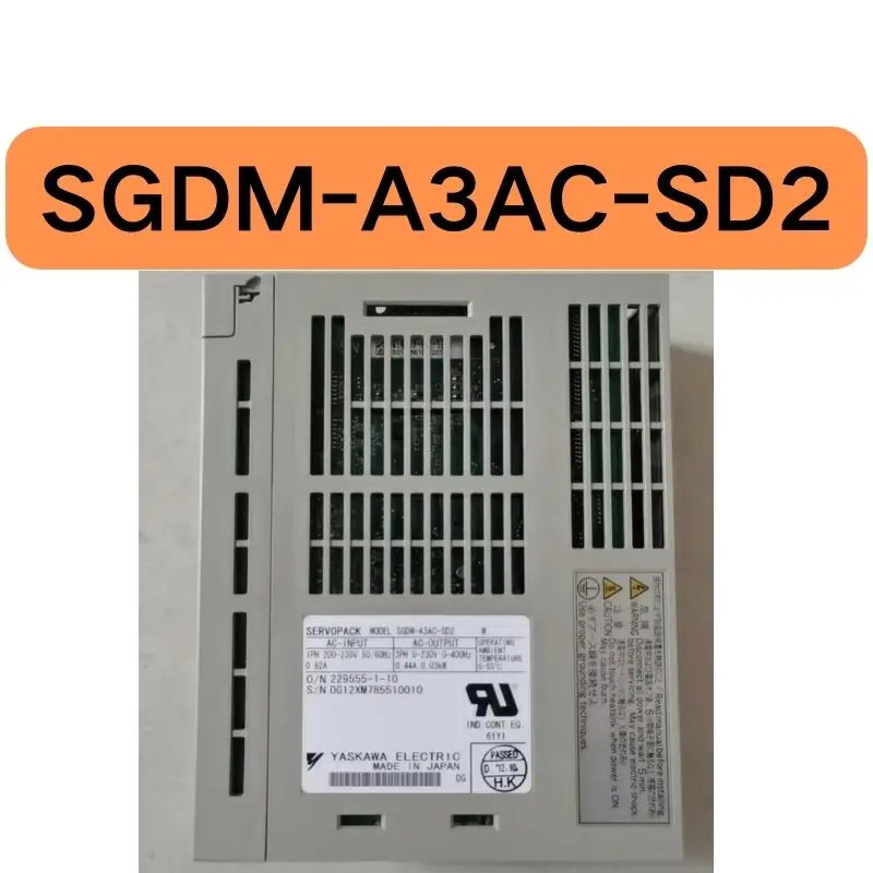 리퍼 SGDM-A3AC-SD2 서보 드라이버 완료 기능이 손상