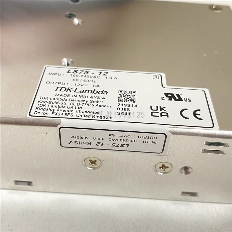 TDK-LAMBDA 75W LS75-12 LS75-24 LS75-36 LS75-48새 원본 전원공급장치