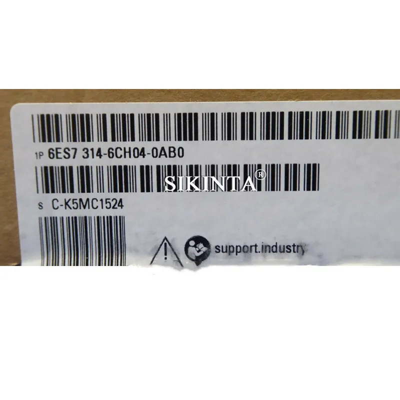 S7-300 CPU314C-2PN/DP CPU 모듈 6ES7314-6EH04-0AB0 6ES7 314-6CH04-0AB0 중앙 제어 완전 리퍼