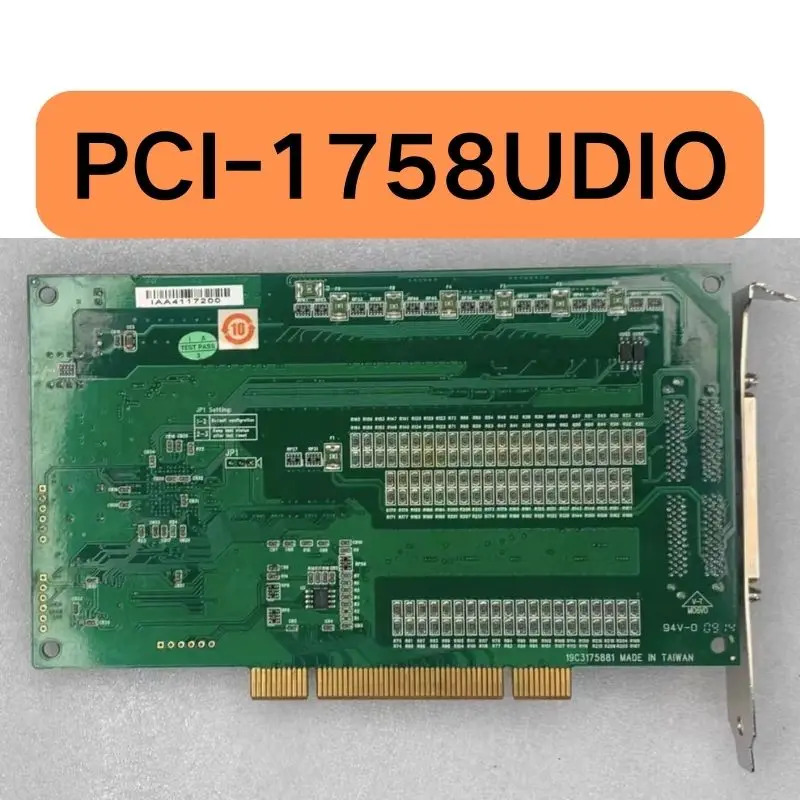 리퍼 PCI-1758UDIO REV.A1 01-4 채널 절연 입출력 I/O 카드 완료 정상 기능
