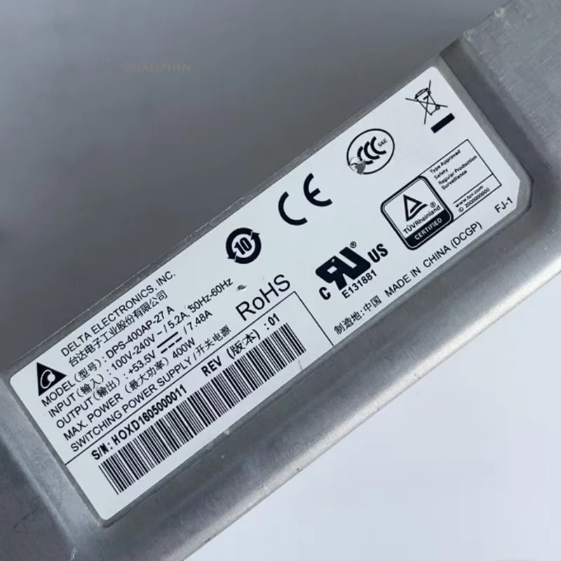 DELTA 53.5V7.48A 400W DPS-400AP-27 A 3000W DPS-3000EB B거새 원본 전원공급장치는 새 처럼 작동